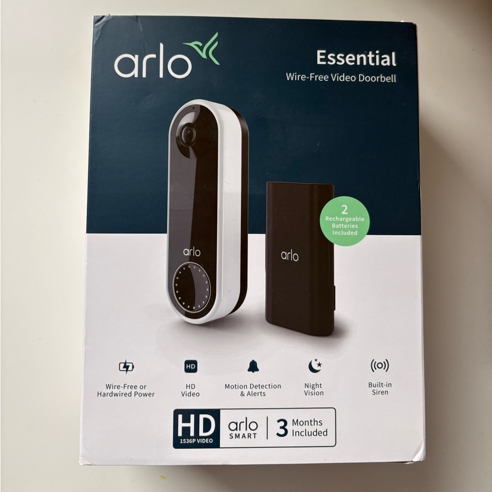 Arlo Essential Wire-Free Video Doorbell